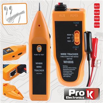 Testador De Cabos/Continuidade Prok Com Gerador De Tons - 1