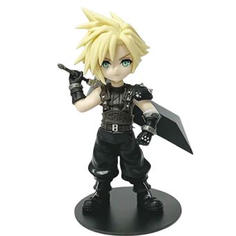Estátua Antiimpacto Final Fantasy VII | Cloud Strife | 11-12 cm | PVC | Buster Sword | Advent Children | Loose - 1