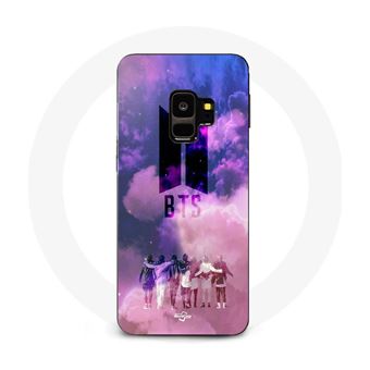 Capa Maniacase para Samsung Galaxy S9 bts kpop music group logotipo - 1