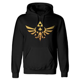 Sweatshirt Unissexo The Legend of Zelda Hyrule | Preto | S - 1