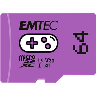 Cartão de Memória Emtec ECMSDM64GXCU3G | Roxo - 1