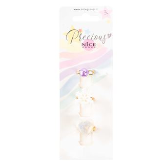 Aneis Nice 25160 Precious Snow Princess | 3 unidades - 1