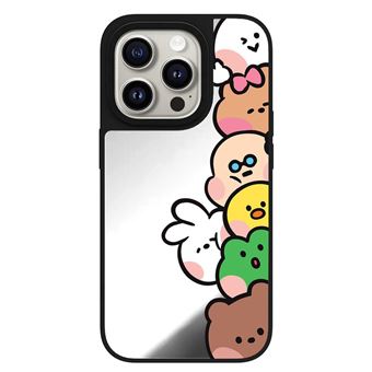 Capa de Silicone com Nizzoe SS-701 para iPhone 14 PRO | Espelho Prateado - 1