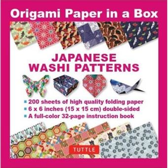Origami Paper in a Box Japanese Washi Patterns - 1