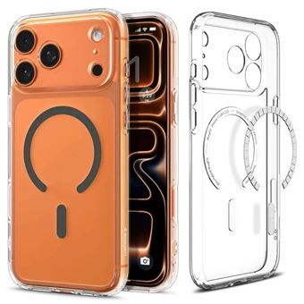 Capa para Telemóvel Spigen Ultra Hybrid (MagFit) | Granito, Transparente - 1