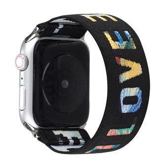 Bracelete de Nylon HSMY Elástico para Apple Watch Series 6/ SE/ 5/ 4 | 44 mm - Multicolor 4 -Tamanho L - 1