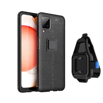 Capa Antiimpacto Rugged Leather com Suporte à Cintura para Samsung A12 - 1