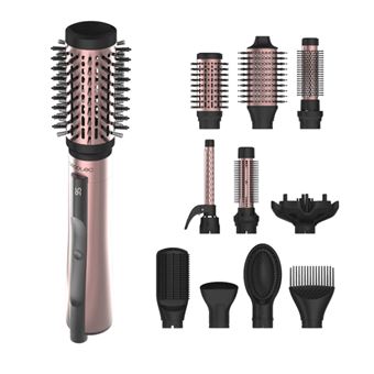 Modelador de Cabelo Cecotec CeramicCare 10in1 AirBrush | 1200 W | Cor de rosa claro - 1