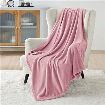 Manta suave BOD HOME |  rosa | 150x200cm - 1