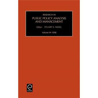 Research in Public Policy Analysis and Management - Hardback - 1998 - 1