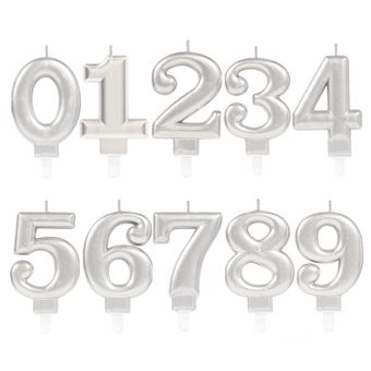 Vela de Aniversário Omnific | Nº 3 | Prateada - 1