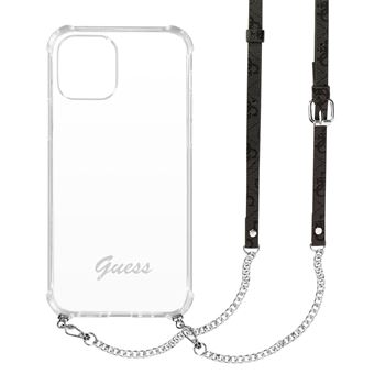 Capa Guess para Iphone 12 e 12 Pro Bi-Material com Uma Alça Cinzento - Cinzento - 1