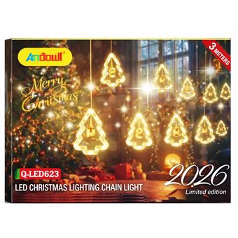 Luzes LED de Natal Andowl Q-LED623 | 6m | Amarelo - 1