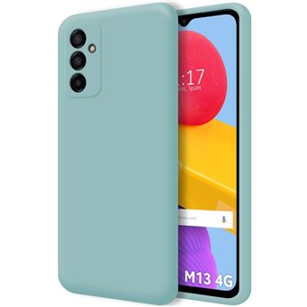 Capa Tumundosmartphone de silicone líquido ultramacio para Samsung Galaxy M13 4G Azul - 1