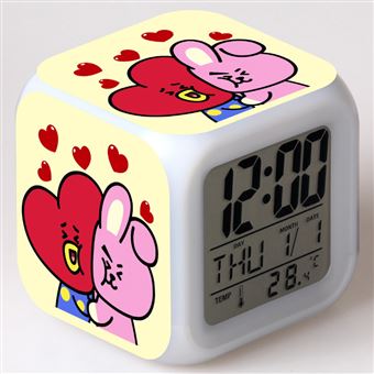 Despertador Infantil HSMY | LED | Multifuncional Colorido | BT21 7 - 1