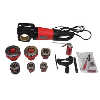 Tarraxa Elétrica Varan Motors NEPTR-02 para Tubos de 1/2'', 3/4'', 1'', 1'', 1-1/4'', 1-1/2'', 2'' | Máquina de Roscagem | 2000 W - Vermelho - 1
