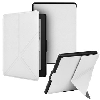 Capa FLOODKING para Amazon Kindle paperwhite 3/2/1 | Magnética | Suporte Dobrável Multiângulo | Branco - 1