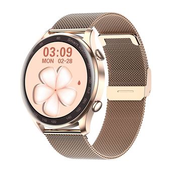 Smartwatch Chronus | Frequência Cardíaca | Pressão | Contador de Passos | Bluetooth | Rosa - 1