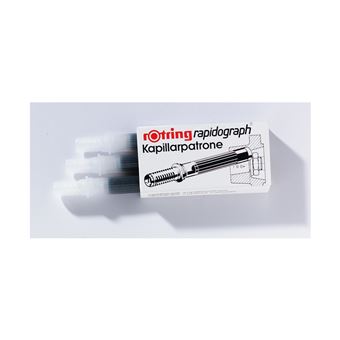 Rotring Capillary cartridges for Rapidograph recarga para canetas Azul - 1