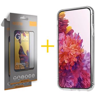 Pack 2 x Película de Vidro Temperado Full + Capa Accetel para  Redmi A1 Gel Reforçado - Transparente Clear - 1