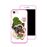 Capa Hapdey para iPhone 7 - 8 Design Pug Happy Coffee Day em Silicone Flexível e TPU Cor-de-Rosa_2