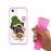 Capa Hapdey para iPhone 7 - 8 Design Pug Happy Coffee Day em Silicone Flexível e TPU Cor-de-Rosa_3