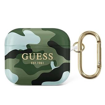 Capa Original TPU Guess Camuflagem Airpods 3 Verde - 1