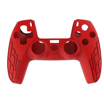 Capa Protetora Silicone Antideslizante HSMY para Comando PS5 - Vermelho - 1