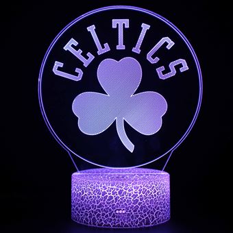 Lâmpada 3D HSMY | Infantil | Multicolorido com Controlo Remoto | NBA | 1390 - 1