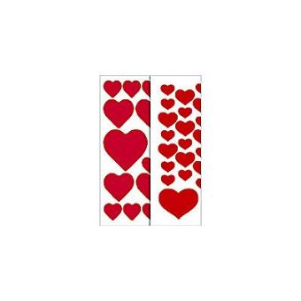 Herma DECOR stickers hearts red 3 sheets - 1