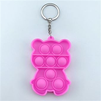 Brinquedo Anti Stress Lionvolant Push Pop Bubble Sensory Fidget Toy - Urso Rosa - 1