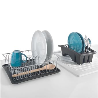 Escorredor de Pratos com Bandeja Separada e Escorredor Metaltex Aquatex | 31x37x13 cm - 1