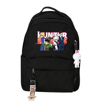 Mochila Escolar DreamWorks | Hunter X Hunter | 29 x 14 x 41 cm | Preto 1567 - 1