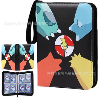 Álbum Pokémon TCG V-REEL | Couro PU com Zíper | 400 Cartas | HLX-54 - 1