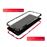 Capa Magunivers TPU multi armação 9H 2.5D vidro temperado preto/vermelho para Apple iPhone 8 Plus/7 Plus_3