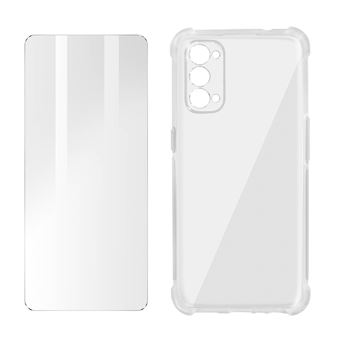 Pack de Protecção Capa e Vidro Temperado Avizar para Oppo Reno 5G e Find X3 Lite - 1
