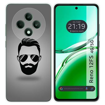 Capa de Silicone TUMUNDOSMARTPHONE para Oppo Reno 12FS 4G / 12 FS 5G | desenhos barba - 1
