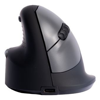 Rato Gaming Wireless R-Go Tools Rato ergonómico R-Go HE Break com software de pausa, médio (tamanho da mão 165-185 mm), canhoto, Bluetooth, preto | 1750 DPI | Preto - 1
