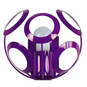 Candeeiro de Parede Tosel Jupiter | 24 cm | 1 Luzes - Roxo - 1