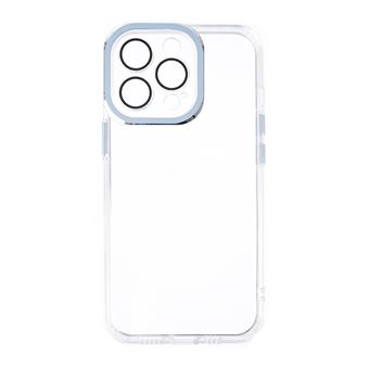 Capa skyhe para Apple iPhone 12 Pro | Clear Chrome Close | Transparente + Azul CLaro - 1