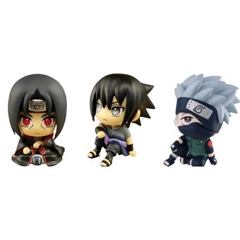 Figura Anime NARUTO EZII Uchiha Itachi Hatake Kakashi Sasuke3 em 1 - 1