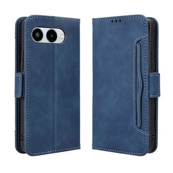 Capa FOXDOCK Protetora para T-Mobile T Phone 3/Telekom T Phone 3 | Suporte e Flip de couro PU | À Prova de Choque | Azul - 1