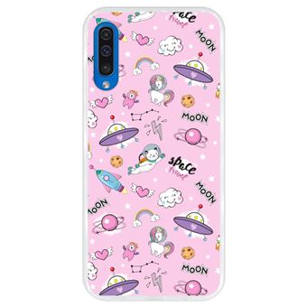 Capa Hapdey para Samsung Galaxy A50 2019 | Silicone Flexível em TPU | Design - Transparente