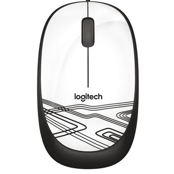 Rato com Fios Logitech Mouse M105 | 1000 DPI | Branco - 1