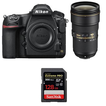Máquina Fotográfica Nikon D850 + 24-70mm f/2.8E ED VR + SanDisk 128GB Extreme PRO UHS-II SDXC 300MB/s + PDF 15 técnicas para melhorar as suas fotografias - 1