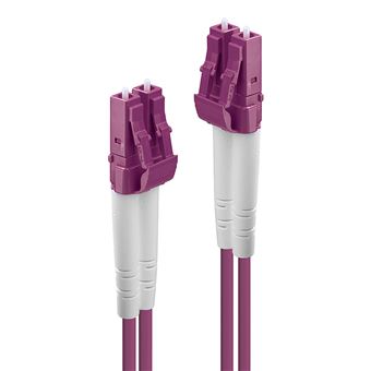 Cabo de Fibra Ótica Lindy 46342 | Rosa - 1