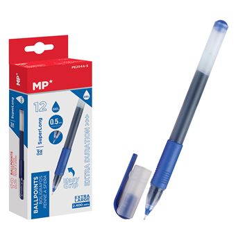 Pack 12 Canetas de Gel DAM | Ponta 0.5 mm | Azul - 1