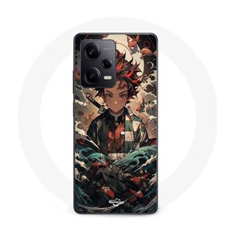 Capa Maniacase para Xiaomi Redmi Note 12 Pro 5G caçador de demónios Tanjiro anime manga - 1