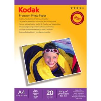 Papel fotográfico Kodak Premium | Branco - 1