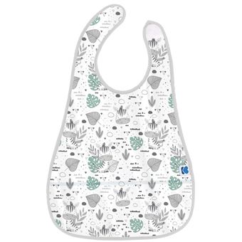 Babete com Bolso Kikka Boo Savanna Pattern Gris - 1